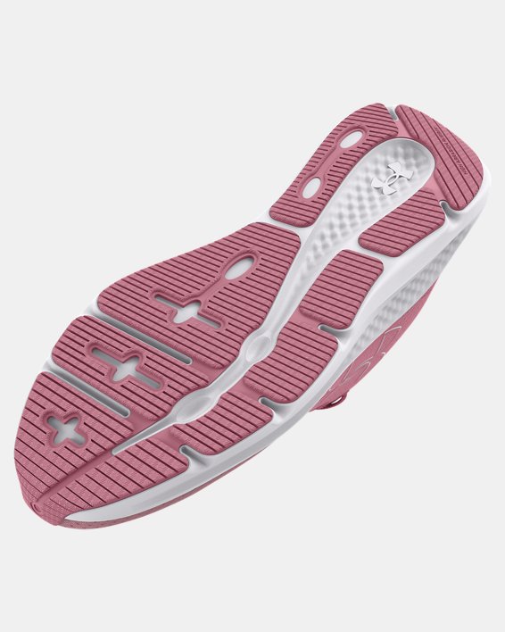 Women's UA Charged Pursuit 3 Big Logo Running Shoes in Pink image number 4